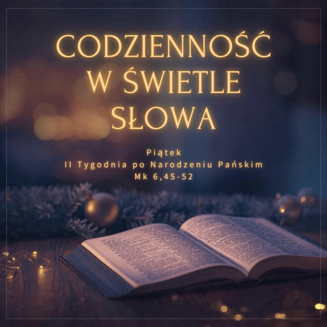 Odwagi, to Ja jestem (Mk 6,45-52) – Dzieło Biblijne im. św. Jana Pawła ...